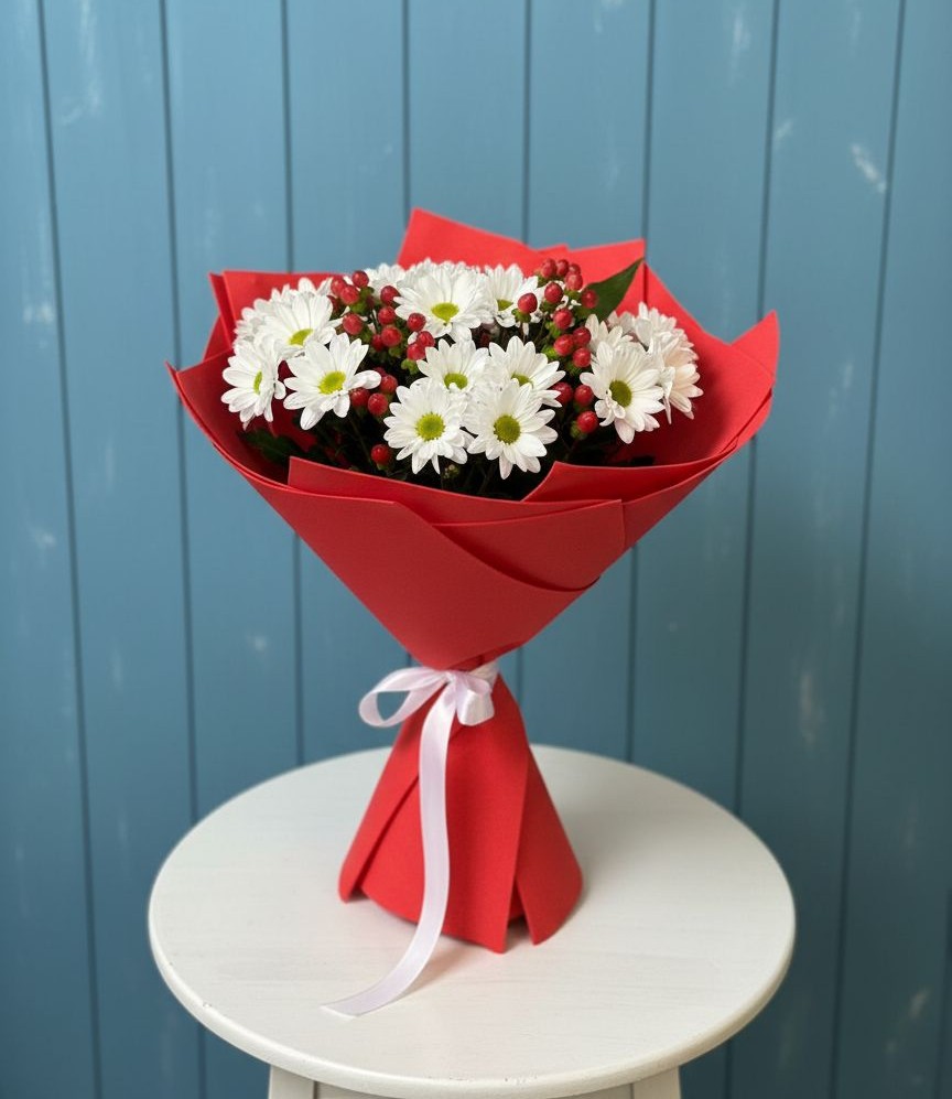 Букет цветов из: Хризантемы в Томари