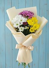 Букет цветов из:  Хризантемы в Томари