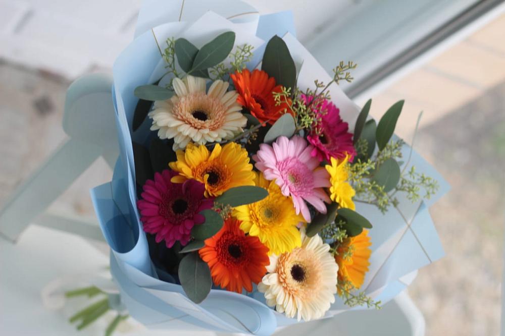 Букет цветов из: Герберы в Томари