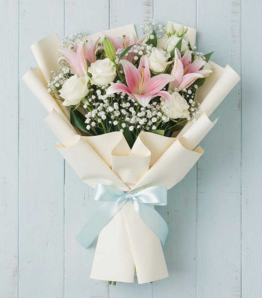 Букет цветов из: Лилии в Томари