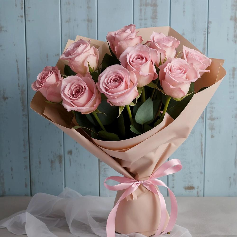 Букет цветов из: Розы в Томари