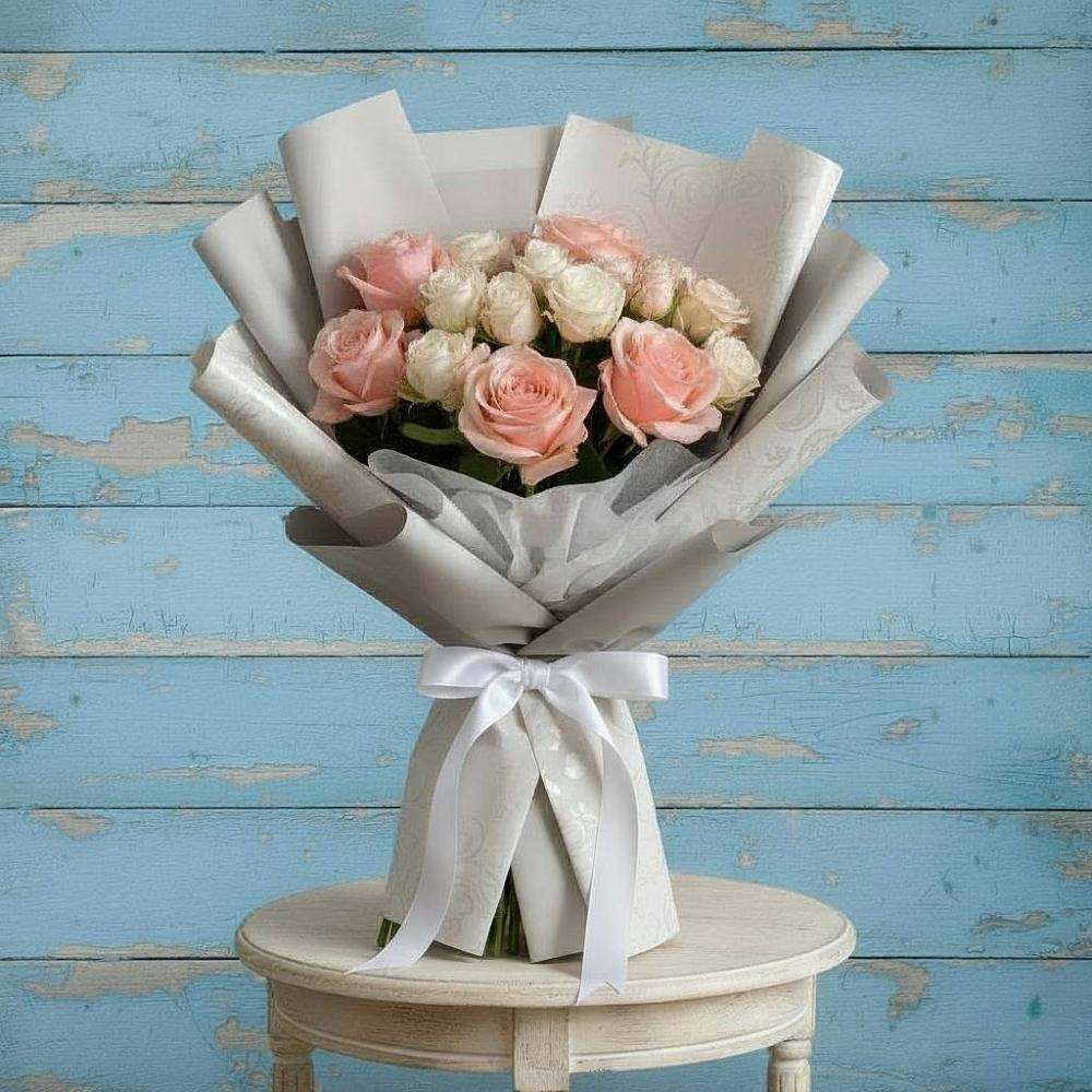 Букет цветов из: Розы в Томари