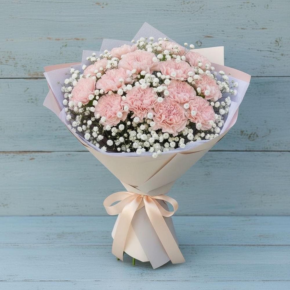 Букет цветов из: Гвоздики в Томари