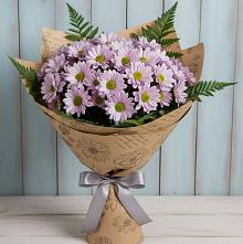 Букет цветов из:  Хризантемы в Томари