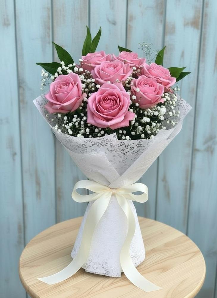 Букет цветов из: Розы в Томари