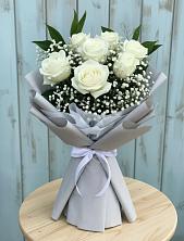 Букет цветов из:  Розы в Томари