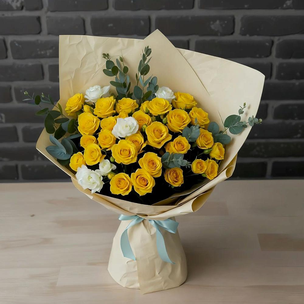 Букет цветов из: Розы в Томари