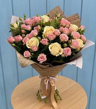 Букет цветов из:  Розы в Томари