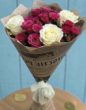 Букет цветов из:  Розы в Томари