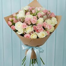 Букет цветов из:  Розы в Томари