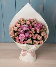 Букет цветов из:  Розы в Томари